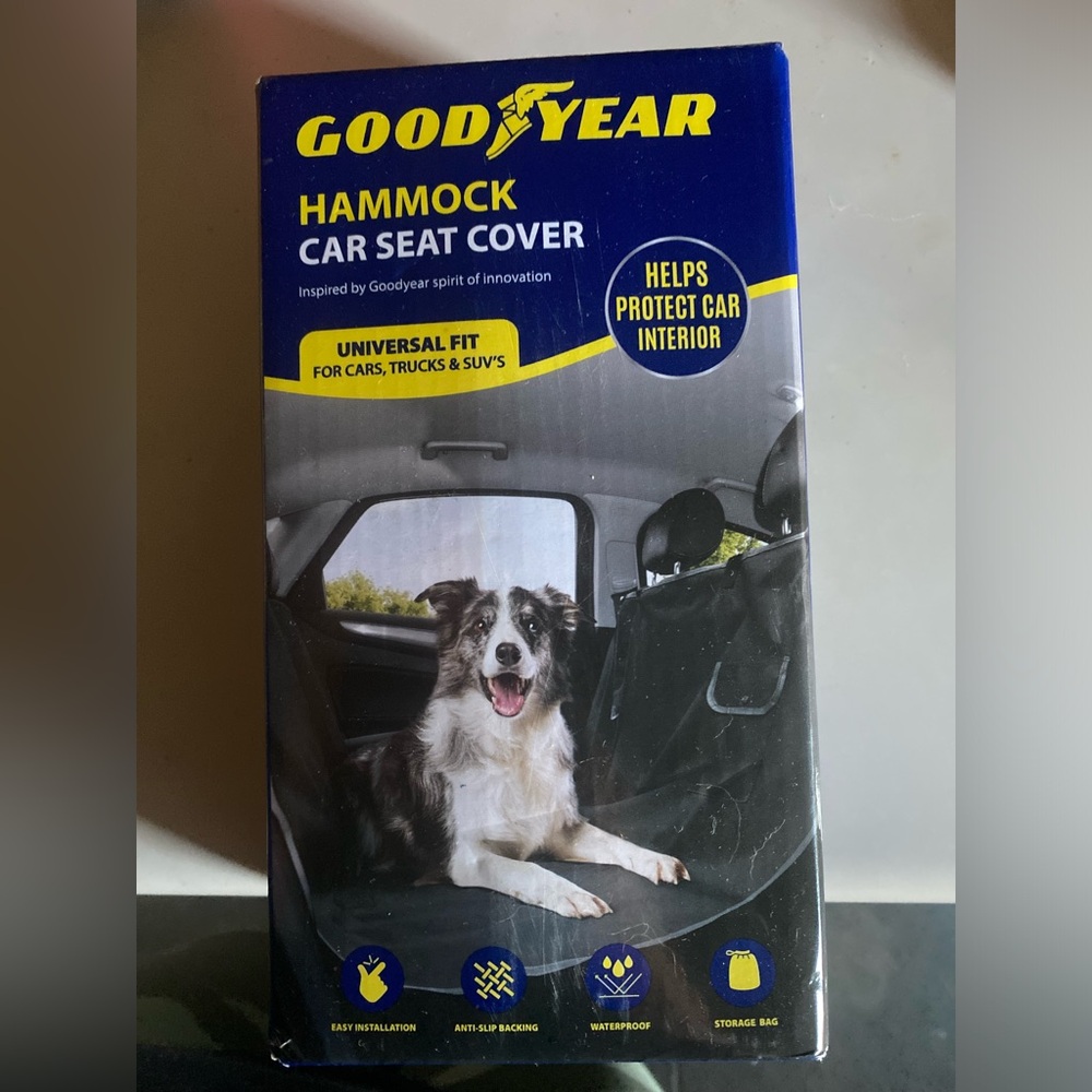 Pet hammock car seat cover